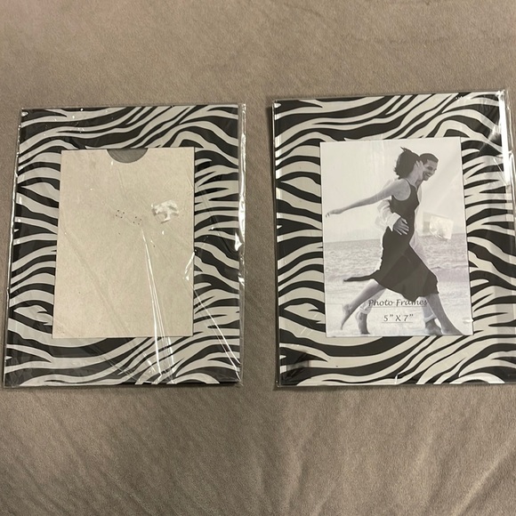 Accents Mirrored Zebra Print Picture Frame Poshmark